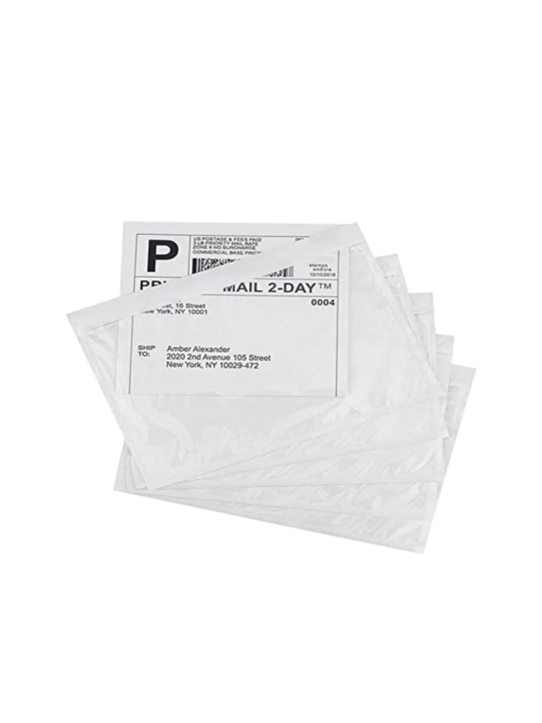 Packing List Envelopes